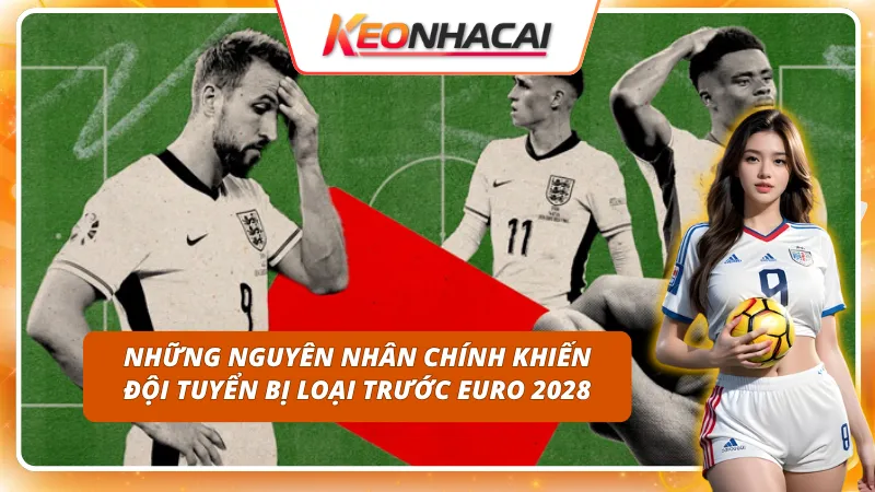 Lý do chủ yếu khiến nhiều đội tuyển bị loại trước Euro 2028