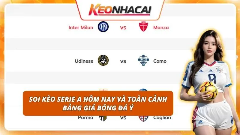 Soi Kèo Serie A Hôm Nay | Nhận Diện Cửa Cược Tiềm Năng 1 Nền tảng dữ liệu chính xác là chìa khóa mở ra cơ hội đầu tư sinh lời